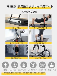 PROIRON �G�A���o�C�N �h���}�b�g �g���[�j���O �����j���O�}�V�� �o�C�N�}�b�g 120×60×0.5cm