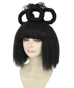 Wigs2you �v���~�A�����f�B�[�X H-5877 �u���b�N�A�b�v�h�Q�C�V���E�B�b�O �n���E�B���ɍœK ��R�������t�@�C�o�[
