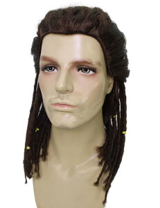Wigs2you �E�B�b�O H-5692 ��l�̒j���p�u���E���̕҂ݍ��݃|�j�[�e�[���A���N�V�I�X�A�T�V���Y�r�f�I�Q�[���E�B�b�O