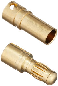OPTION No.1 �u���V���X���[�^�[ �R�l�N�^�[3.5mm �����b�L ���X3pcs �I�X3pcs�Z�b�g NO-CN13