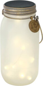�F�Ƃ�ǂ�̃K���X���L���L���P�� �\�[���[ �K�[�f�����C�g Frost L�T�C�Y �a8.5×����18cm ���U�C�N�K���X ���z�̗͂Ō���LED���C�g �Â��Ȃ�Ǝ����I�ɓ_�� �h������IPX4 �L���L���������
