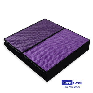 PUREBURG �����pHEPA �t�B���^�[�ۈ�}�z�[�r�� (ZOJIRUSHI)�Ƃ̌݊������� PU-AA50-W ��C����@ �^��PU-FA01-J, �W�o�E�L ��̌^ PM2.5 �L���� �������L�@������ ����