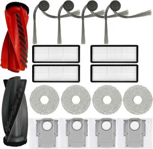 roborock(���{���b�N) Qrevo CurvC/Qrevo Edge/Qrevo S5V �|���@�������i �Ή� ���C���u���V 2�� ���p�b�N 4�� ���b�v 4�� �t�B���^�[ 4�� �T�C�h�u���V 4�� ���Օi