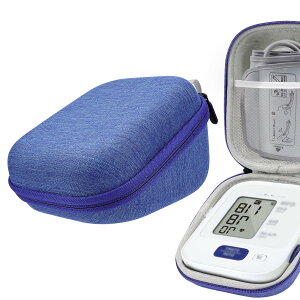 TOCCOOL EVA�n�[�h�P�[�X�������j�^�[-�g���x���X�g���[�Womron Omron HEM-8732T/BP5000/5150/70A1T/3�V���[�Y�Ή��A�ϏՌ��E�h���ی�{�b�N�X(�u���[)