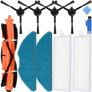 EATBALE ��?���i�Ή��t�B���b�v�X�pPhilips�p Homerun Series Series 3000 XU3000/02 XU3100/01 XU3110/02 XU3000/01���{�b�g�|���@�p�A���C���u���V1�A�T�C�h�u��4�AHepa�t�B���^�[2�A���b�v�p�b�h2�� (9��)
