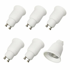 DZYDZR LED�d���\�P�b�g�x�[�XGU10��E26 �����v�z���_�[�ϊ��A�_�v�^ 6��