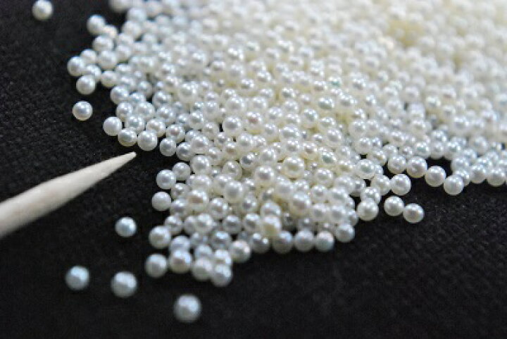 楽天市場】真珠 淡水 ベビー ホワイト 1．5mm 無穴 2．5mm 