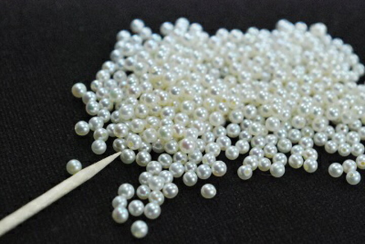 楽天市場】真珠 淡水 ベビー ホワイト 1．5mm 無穴 2．5mm 