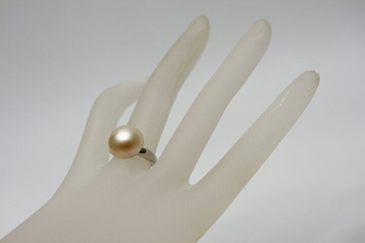 楽天市場】マベ真珠パールリング【指輪】 13mm ピンクグリーンカラー 