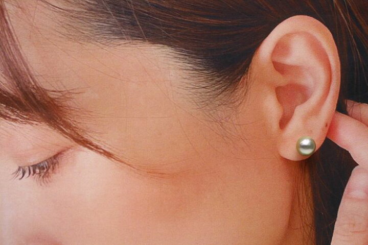 楽天市場】アコヤ真珠パールピアス 8.5-9.0mm ナチュラルカラー K14WG 