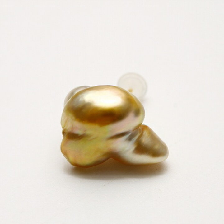楽天市場】南洋白蝶真珠パールピアス ケシ シングルデザイン 18×15mm 