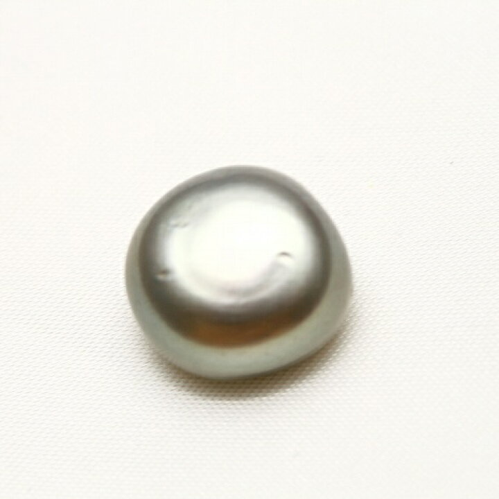 楽天市場】タヒチ黒蝶真珠パールルース 両穴 14mm グレーカラー : 真珠 
