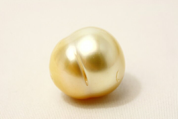 楽天市場】南洋白蝶真珠パールルース 16×14mm ナチュラルゴールド 