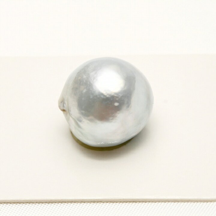楽天市場】南洋白蝶真珠パールルース 両穴 13mm シルバーグレーカラー 