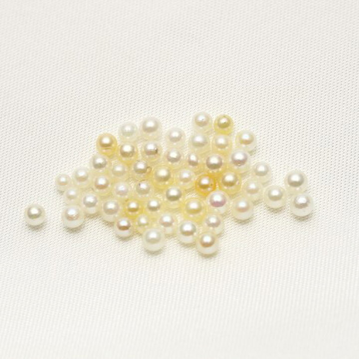 楽天市場】アコヤ真珠パールルース 50ピース 2.0-3.0mm マルチカラー 