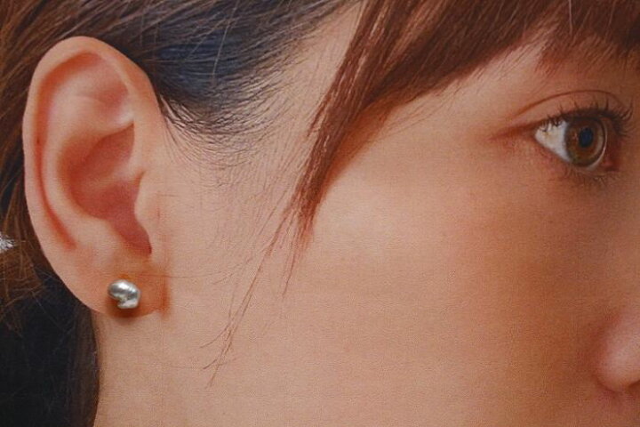 楽天市場】南洋白蝶真珠パールピアス ケシ 6mm マルチカラー K14WG製 