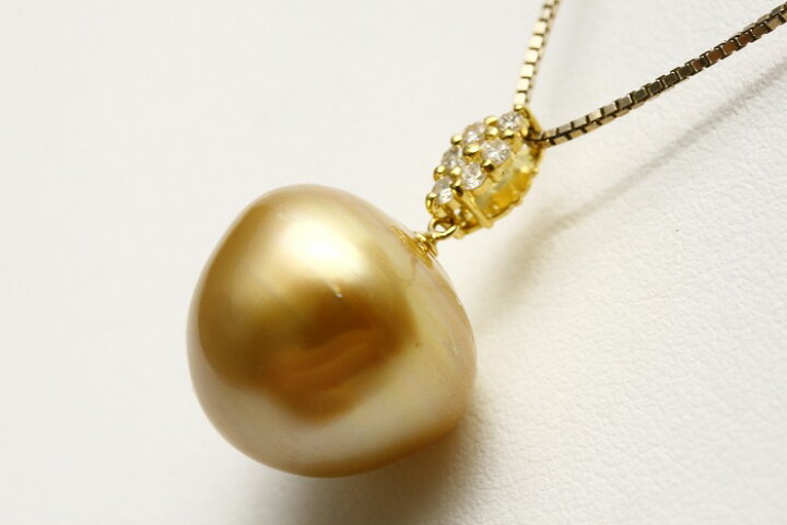 楽天市場】南洋白蝶真珠パールペンダントトップ 15mm ナチュラル 