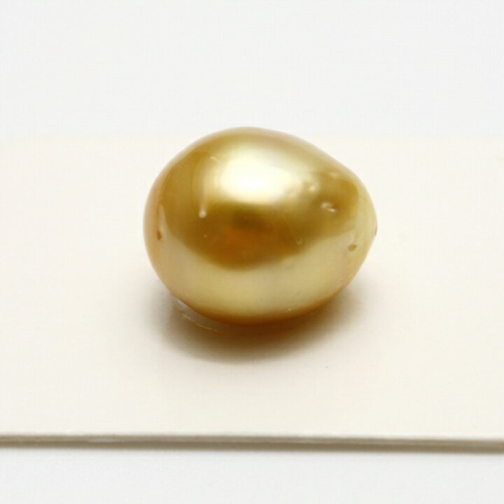楽天市場】南洋白蝶真珠パールルース 両穴 15×13mm ナチュラルゴールド  