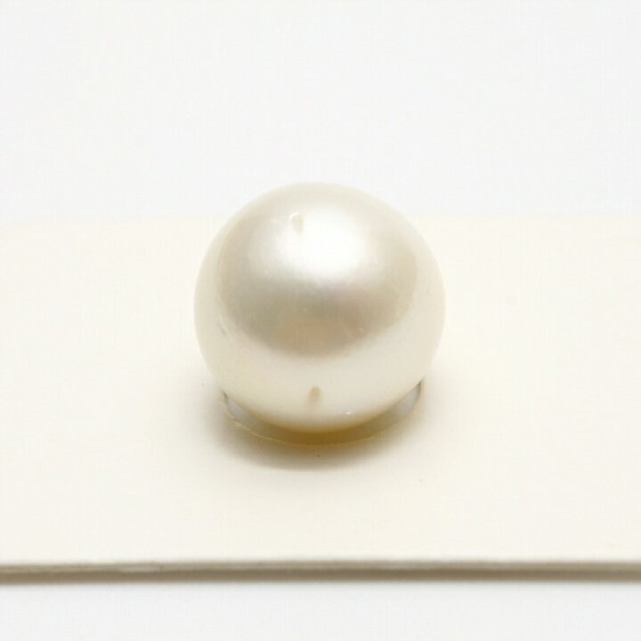 楽天市場】南洋白蝶真珠パールルース 片穴 12mm ホワイトカラー : 真珠 