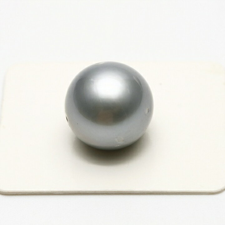 楽天市場】タヒチ黒蝶真珠パールルース 両穴 14mm グレーカラー : 真珠 