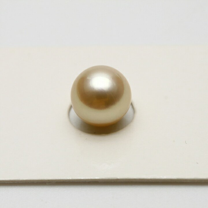 楽天市場】アコヤ真珠パールルース 9.0-9.5mm 無調色 ゴールドカラー 