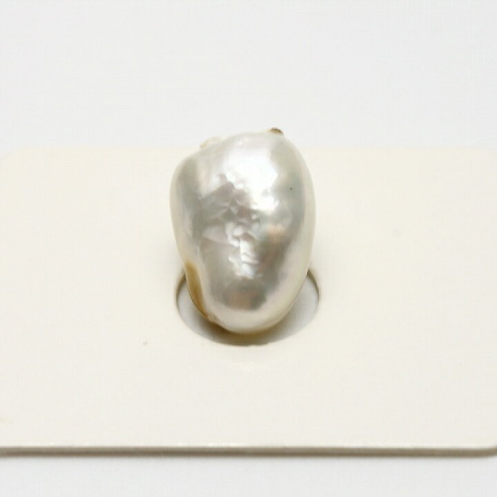 楽天市場】南洋白蝶真珠パールルース ケシ 14×10mm ホワイトカラー 