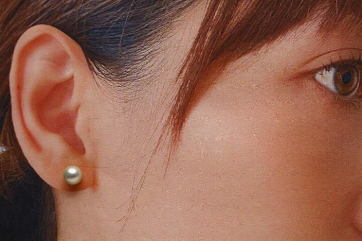 楽天市場】アコヤ真珠パールピアス 7.0-7.5mm ナチュラルグリーン 