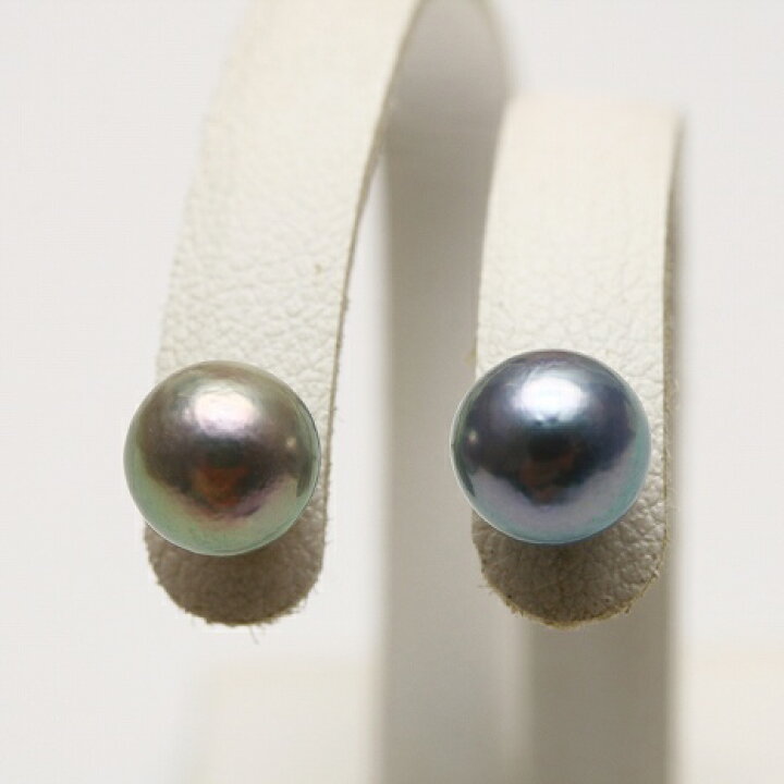 楽天市場】アコヤ真珠パールピアス 7.0-7.5mm ナチュラルマルチカラー 