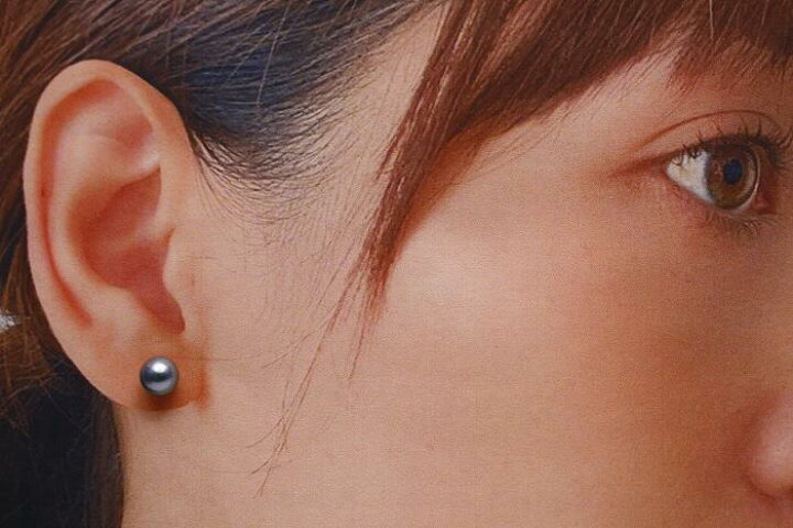 楽天市場】アコヤ真珠パールピアス 7.0-7.5mm ナチュラルマルチカラー 