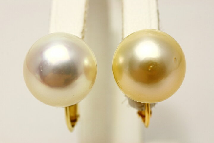 楽天市場】南洋白蝶真珠パールイヤリング 13mm マルチカラー : 真珠倶楽部