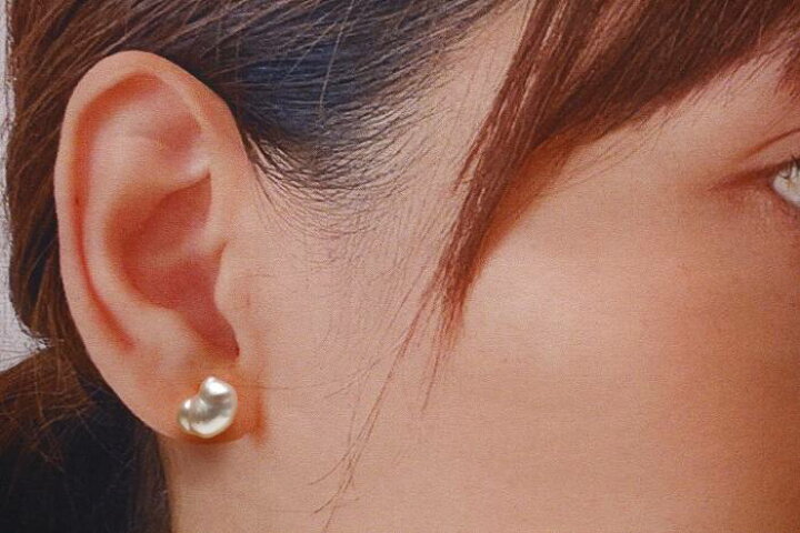 楽天市場】南洋白蝶真珠パールピアス ケシ 8mm ホワイトカラー K14WG製 