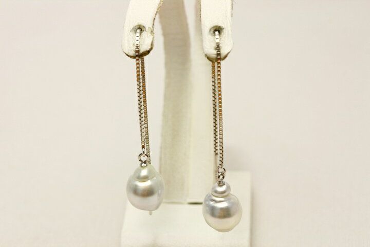 楽天市場】南洋白蝶真珠パールピアス 8mm シルバーカラー : 真珠倶楽部
