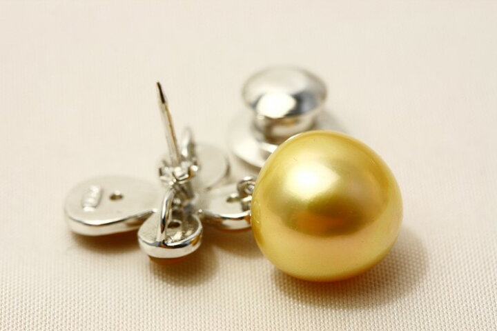 楽天市場】南洋白蝶真珠パールピンブローチ 12mm ナチュラルゴールド 
