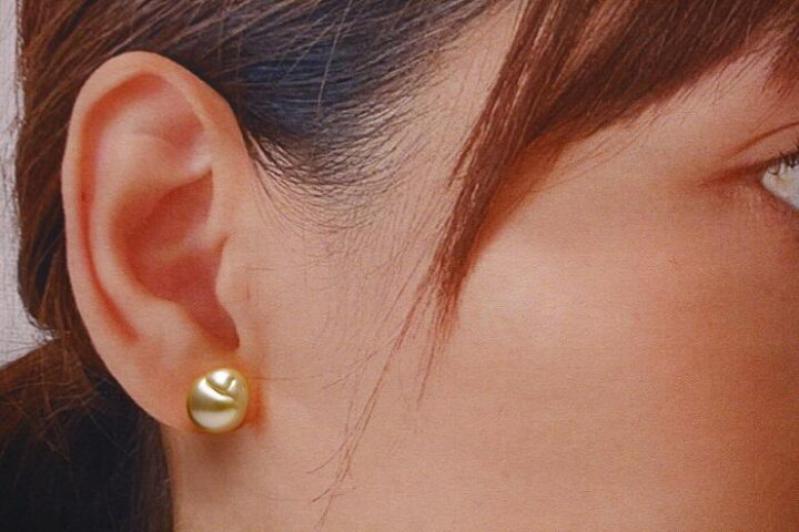 楽天市場】南洋白蝶真珠パールピアス 10mm マルチカラー K18製 : 真珠 