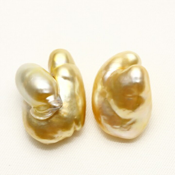 楽天市場】南洋白蝶真珠パールペアルース ケシ 18×14mm ナチュラル 