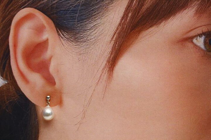 楽天市場】アコヤ真珠パールピアス 8.0-8.5mm ホワイトピンクカラー 