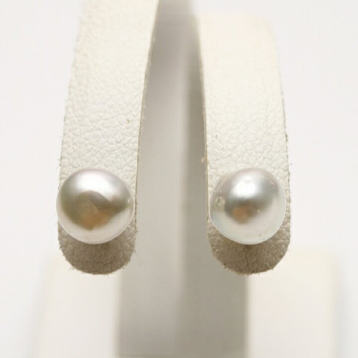 楽天市場】南洋白蝶真珠パールピアス ケシ 6mm ホワイトカラー K14WG製