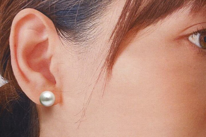 楽天市場】アコヤ真珠パールピアス 10.0-10.5mm ナチュラルカラー 