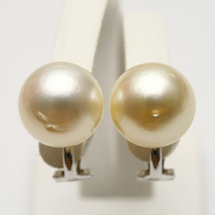 楽天市場】南洋白蝶真珠パールイヤリング 12mm ホワイトカラー : 真珠 