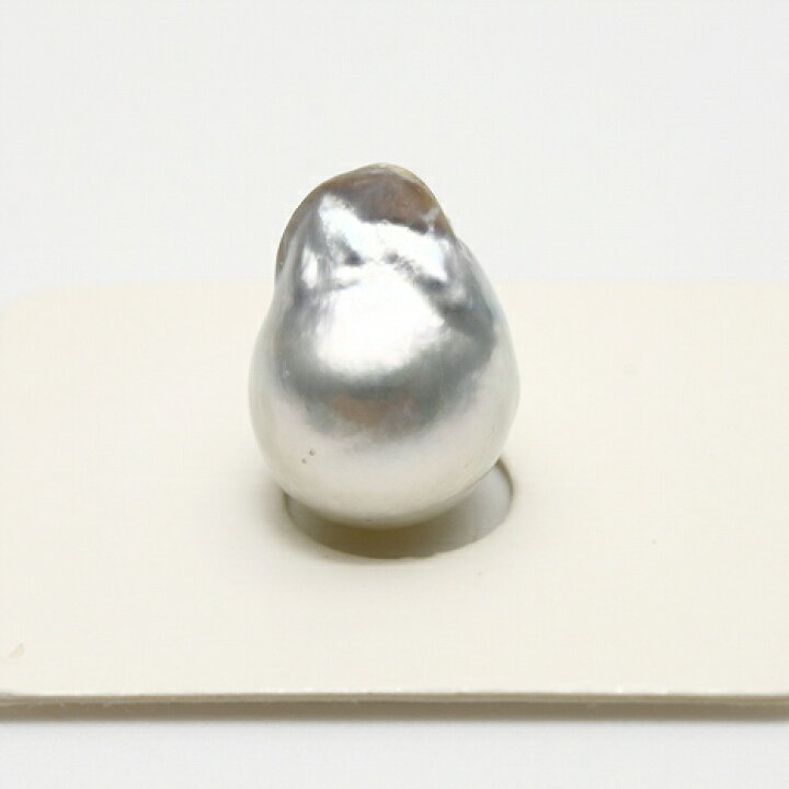 楽天市場】南洋白蝶真珠パールルース 16×11mm シルバーカラー : 真珠倶楽部
