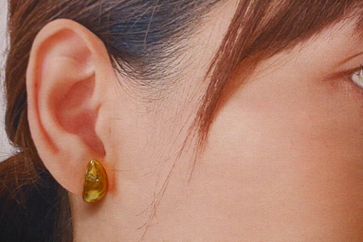 楽天市場】南洋白蝶真珠パールピアス ケシ シングルデザイン 15×9mm 