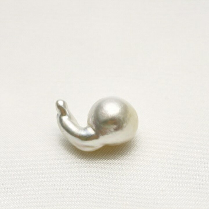 楽天市場】南洋白蝶真珠パールルース 両穴 15×10mm ホワイトカラー 