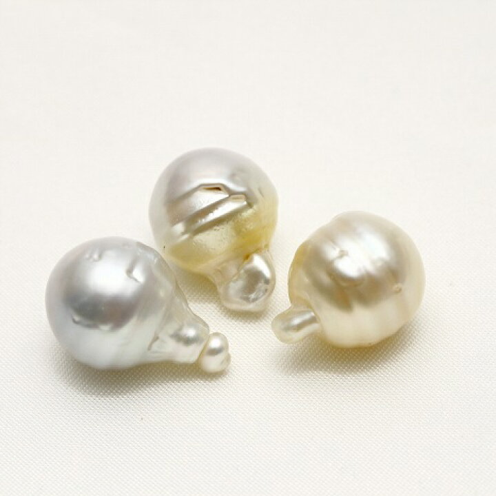 楽天市場】南洋白蝶真珠パールルース 3ピース 13mm マルチカラー 