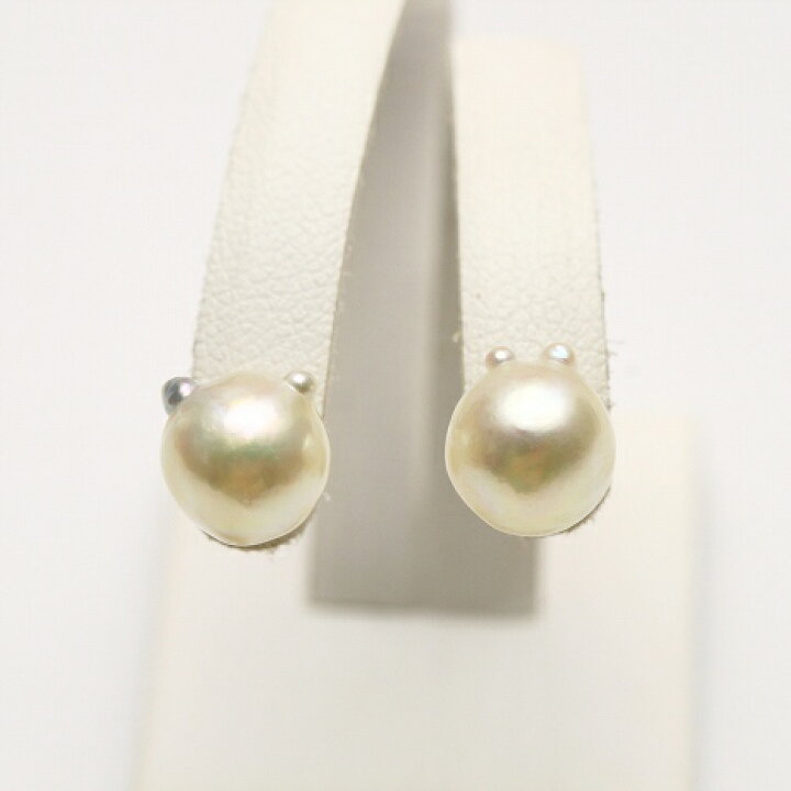 楽天市場】アコヤ真珠パールピアス 8.0-8.5mm ナチュラルホワイト 