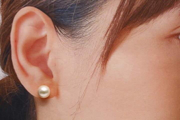 楽天市場】アコヤ真珠パールピアス 8.5-9.0mm ホワイトピンクカラー 