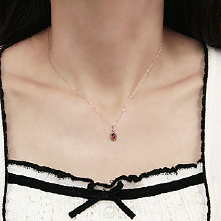 楽天市場】【10%OFF】ロードライトガーネット ネックレス 贈り物 k18 