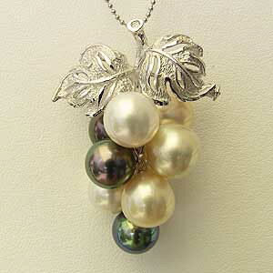 パール ブローチ パールブローチ ブローチ フォーマル タヒチ黒蝶真珠 南洋白蝶真珠 ペンダントトップ 兼用 ホワイト系 クリーム系 k18 ホワイトゴールド パール 送料無料 おすすめ プレゼン