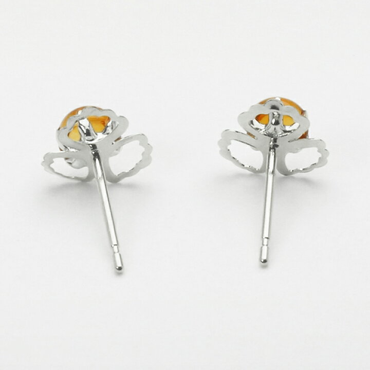 楽天市場】【ただいまポイント10倍中】シトリン ピアス スタッド 
