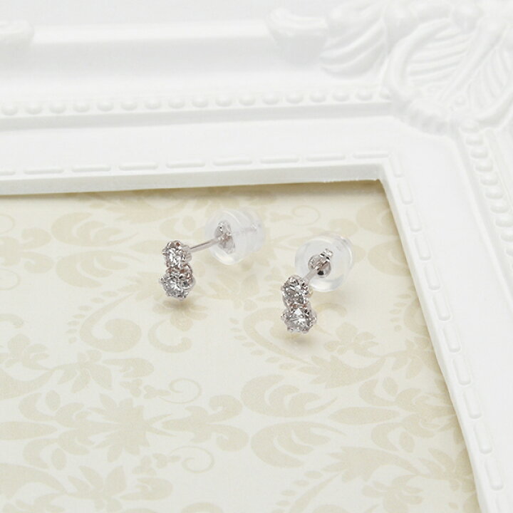楽天市場】【10%OFF】ダイヤモンド ピアス プラチナ pt900 スタッド 2 