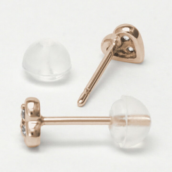 楽天市場】ハート ピアス ダイヤモンド ダイヤ 0.04ct スタッド ピンク 